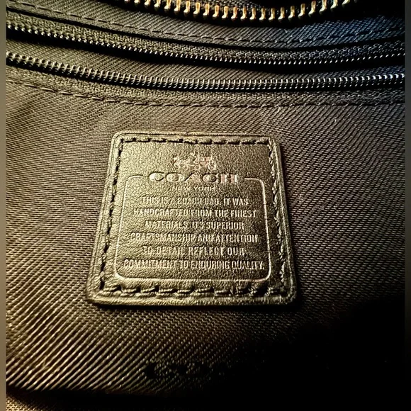 Coach Swagger Studded Black EUC - Picture 8 of 13